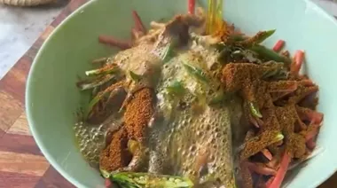 Winter mixed vegetable and amla pickle in mustard oil 5